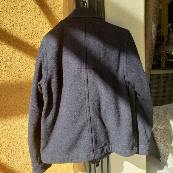 ABERCROMBIE FITCH wool navy blue jacket - Picture 10 of 10